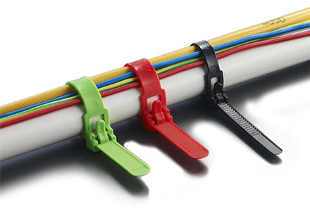 The Application of Releasable Nylon Cable Ties