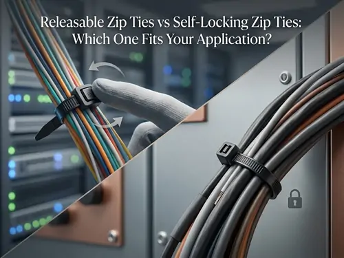 Releasable Zip Ties vs Self-Locking Zip Ties: Which One Fits Your Application?