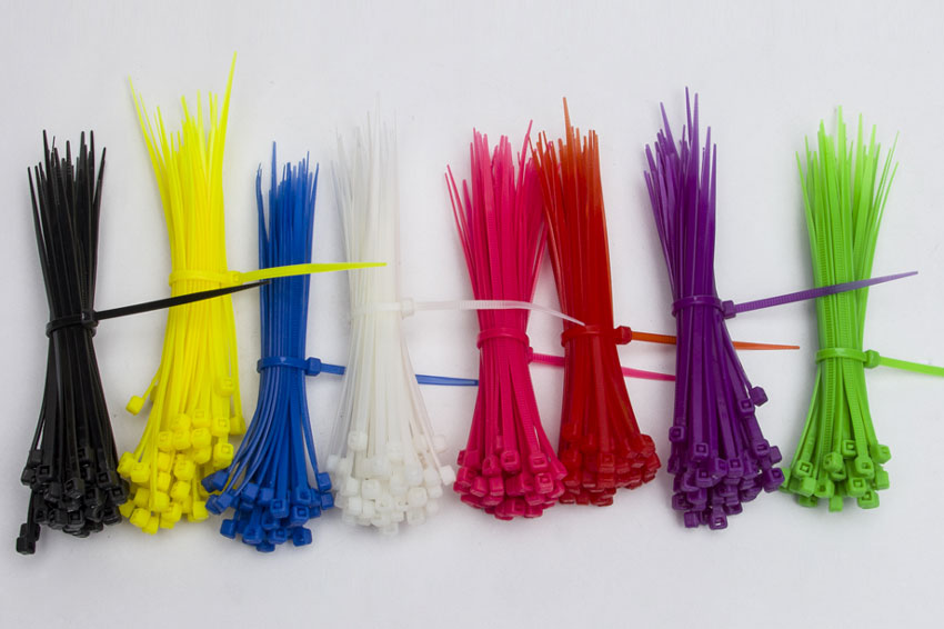 self locking nylon cable ties colour