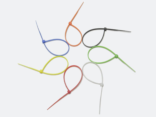 Self-locking nylon cable tie (color)