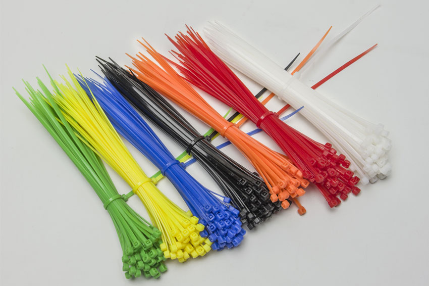 self locking nylon cable zip ties color